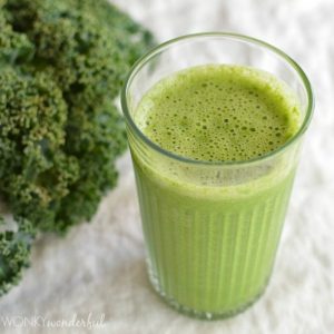 Grapefruit and Kale Green Smoothie Recipe - Healthy - Detox - Cleanse - wonkywonderful.com