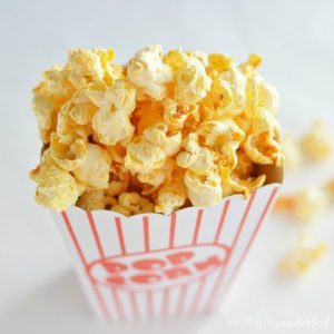 Buffalo Popcorn Recipe - Spicy Snack - wonkywonderful.com