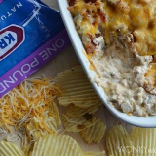 Bacon Cheeseburger Dip Recipe - Appetizer - #SayCheeseburger #SoFabCon14 #CollectiveBias - wonkywonderful.com
