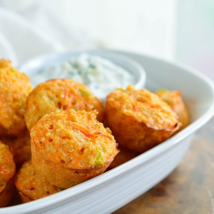 Quinoa Buffalo Bites