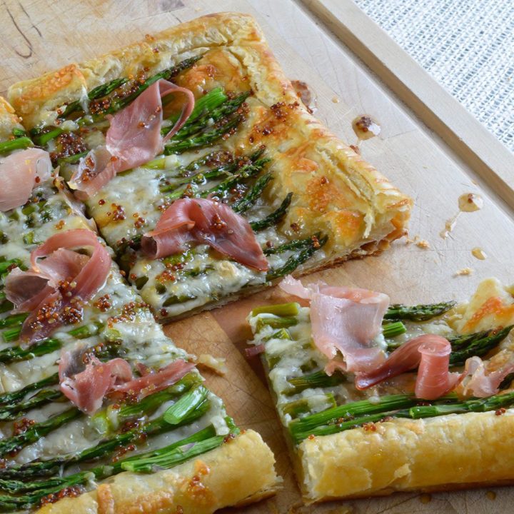 Asparagus and Prosciutto Puff Pastry