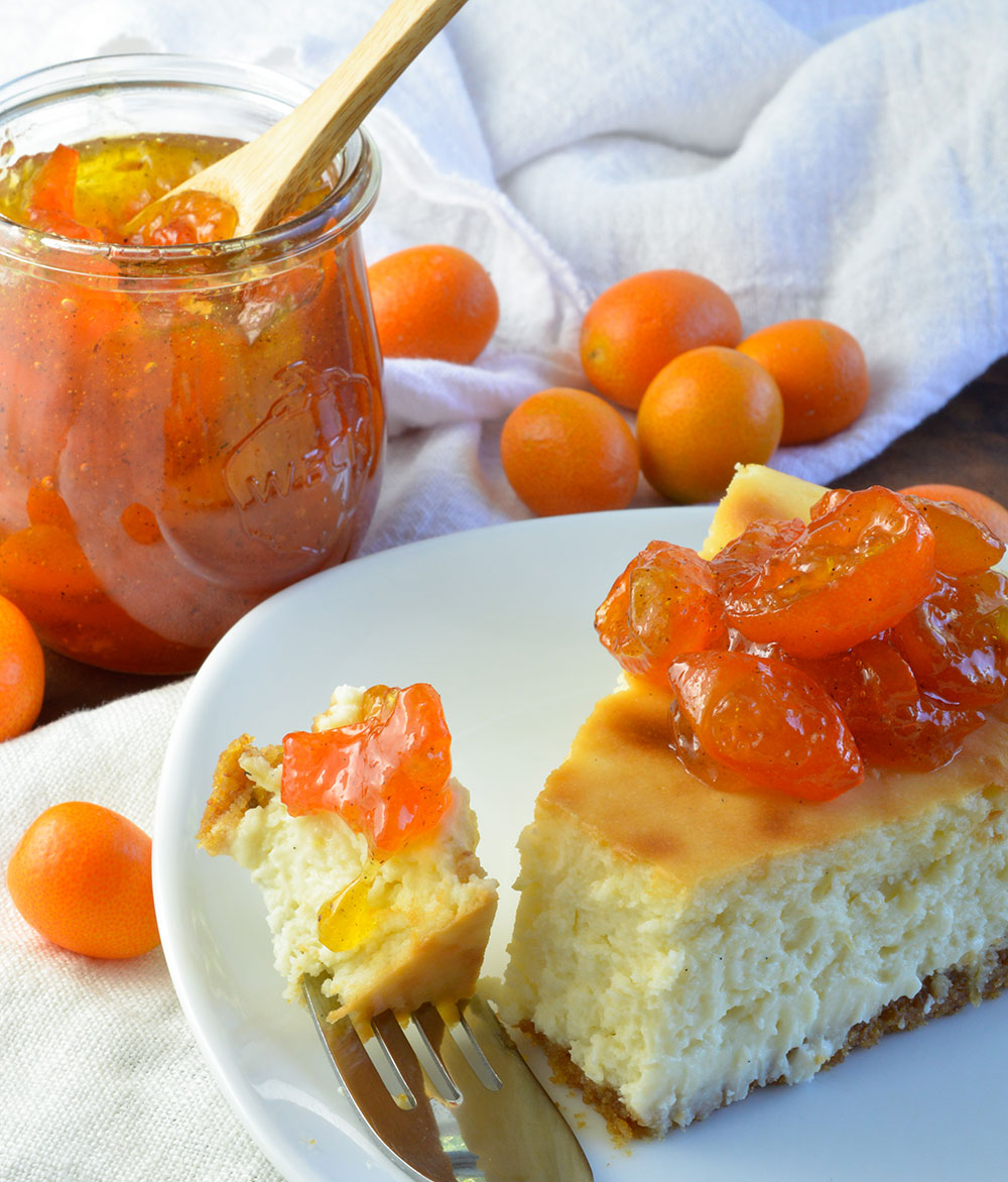 This Vanilla Kumquat Jam Recipe is great as a spread, dessert topping or condiment. This easy compote style jelly will add bright, citrus flavor to any dish!