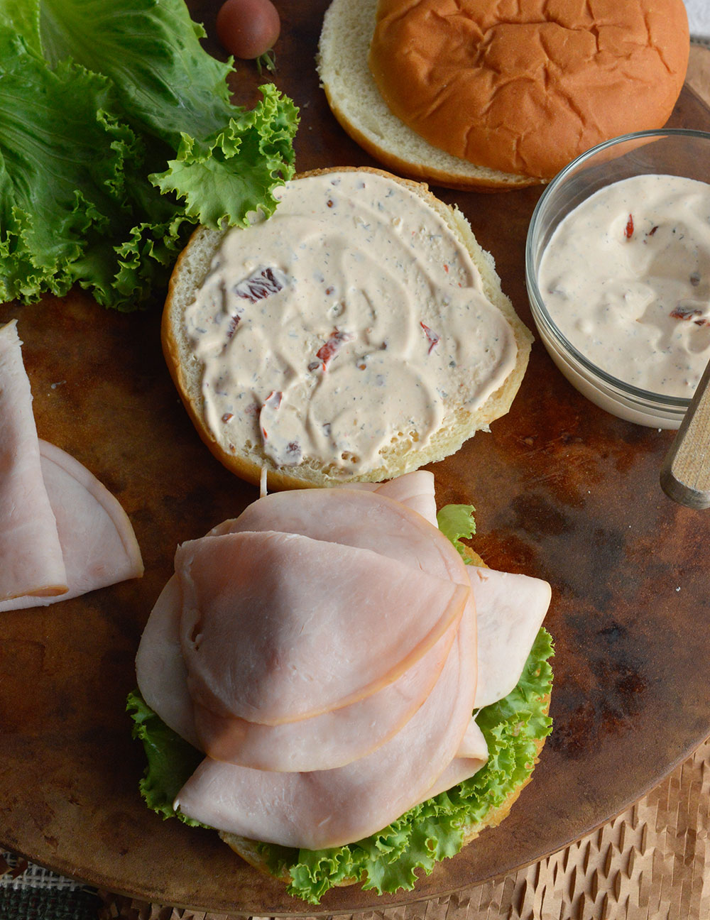 This Turkey Sandwich with Chipotle Ranch Dressing is a flavorful and filling lunch or dinner. And the Homemade Ranch Dressing Spread with Chipotle Peppers is to die for!