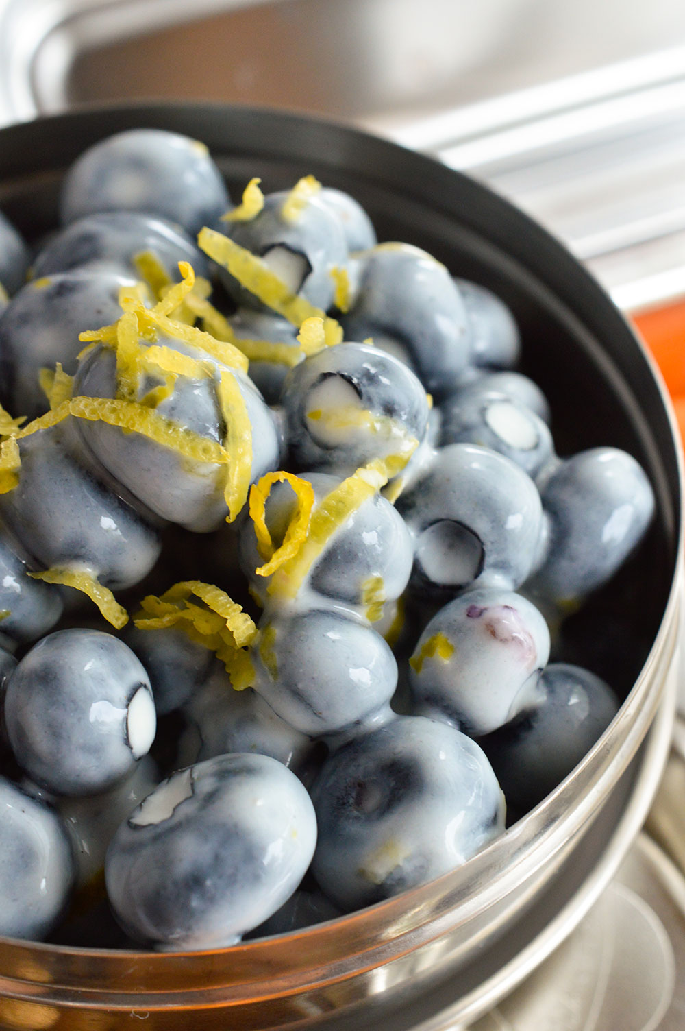 Healthy School Lunch Ideas - The kids will love this fun and flavorful lunch. But don't worry Moms; it is quick and easy too! This Lemon Blueberry Salad will be a hit!