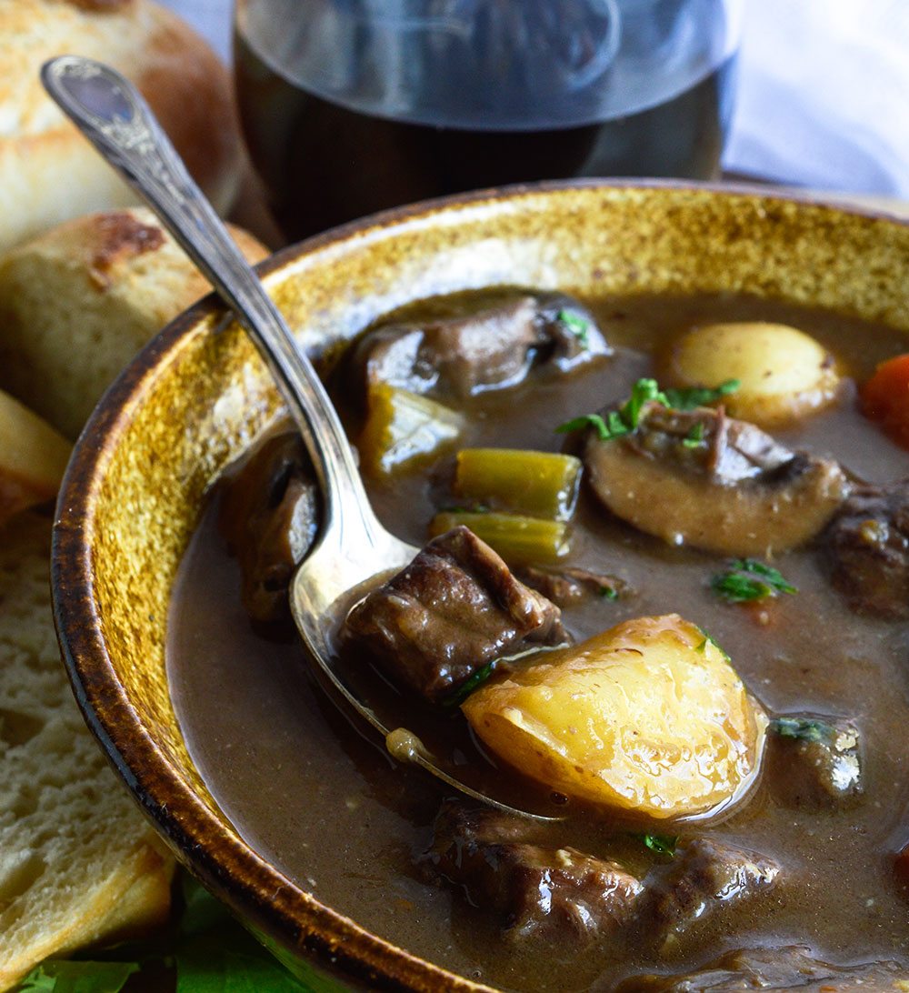 Just in time for the cold winter months, this Easy Beef Stew Recipe will warm you up on the coldest day! This hearty dinner is full of meat and vegetables for a nutritious family meal.