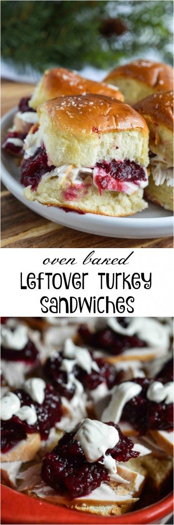 Oven Baked Turkey Sandwiches are perfect for using up those Thanksgiving leftovers! Feed your hungry crowd with this easy recipe!