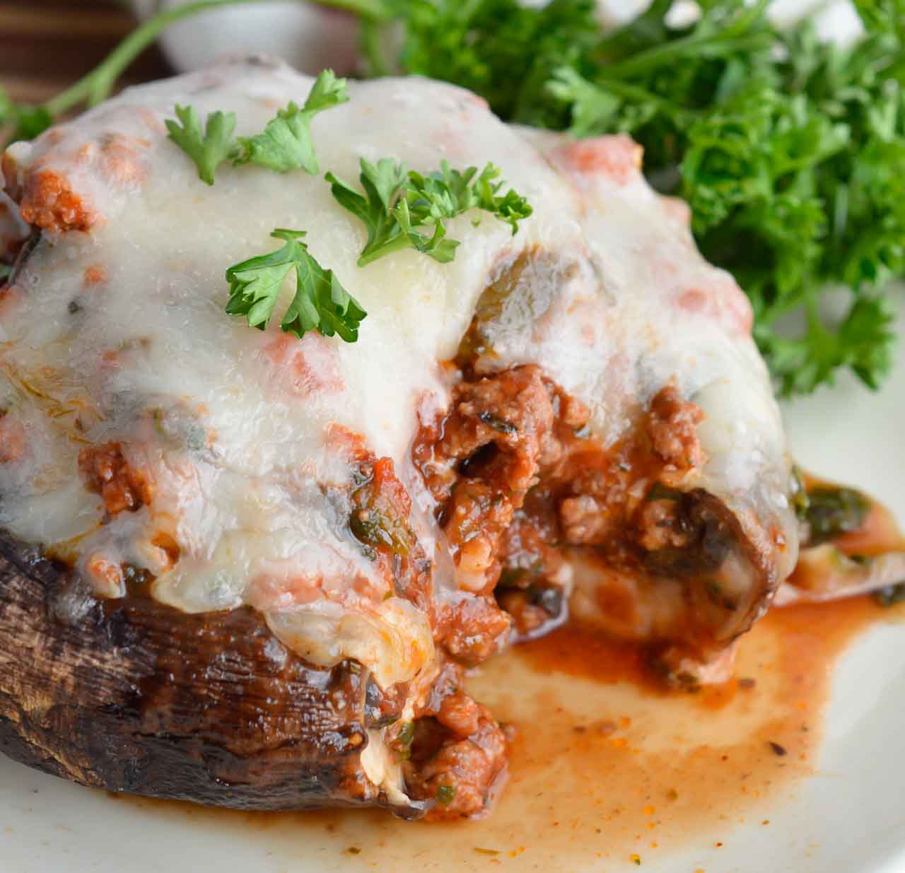 Try these Italian Sloppy Joe Stuffed Portobello Mushrooms for a delicious change to your dinner routine. This recipe is easy, nutritious and will have the kids eating their vegetables without complaint!
