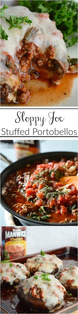 Try these Italian Sloppy Joe Stuffed Portobello Mushrooms for a delicious change to your dinner routine. This recipe is easy, nutritious and will have the kids eating their vegetables without complaint!