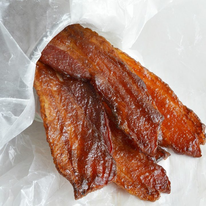 Glazed Candied Bacon