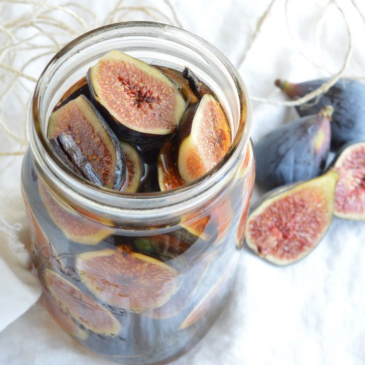 It is my favorite time of year, Fig Season! If you have an abundance of fresh figs or just like boozy fruit try this Amaretto Soaked Figs Recipe. Serve over ice cream or yogurt for a unique and flavorful dessert!