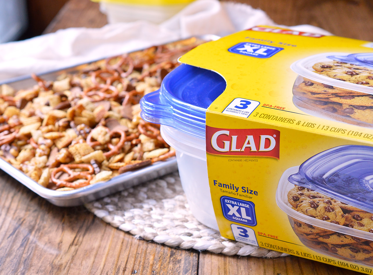 Your favorite snack just got tastier! This Sweet and Salty Chex Mix Recipe combines all your favorite Chex party mix ingredients with maple glazed nuts for a sweet surprise.