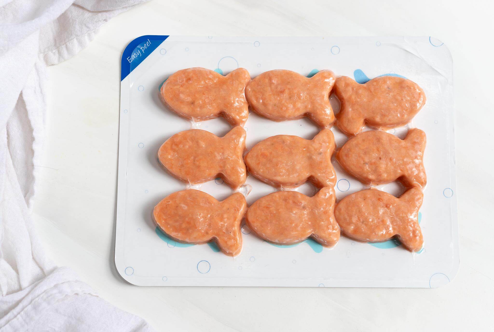 package of Happy Fish Salmon patties