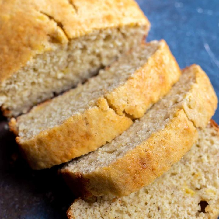 slices of perfectly simple banana bread