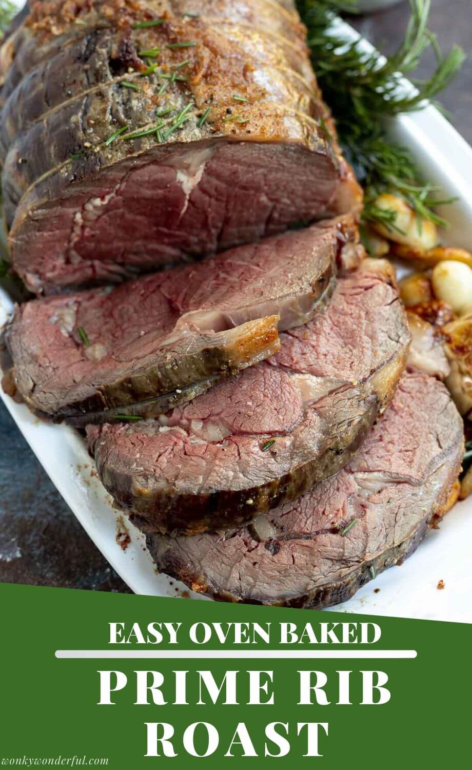 Indulge this year and cook Boneless Prime Rib Roast In the Oven for an impressive holiday meal. Don't be intimidated, cooking prime rib roast is simple. #primerib #primeribroast #primeribroastrecipes #holidayrecipes #bonelessprimerib #christmasrecipes #lowcarbrecipes #whole30recipes #whole30holidayrecipes #ketoholidayrecipes #holidayfood
