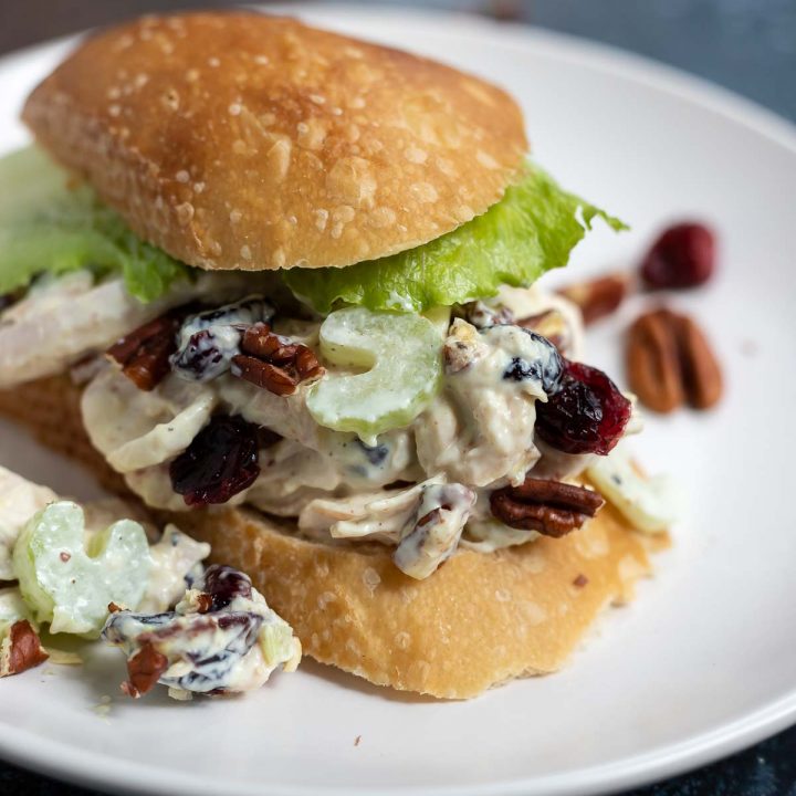 cranberry chicken salad sandwich
