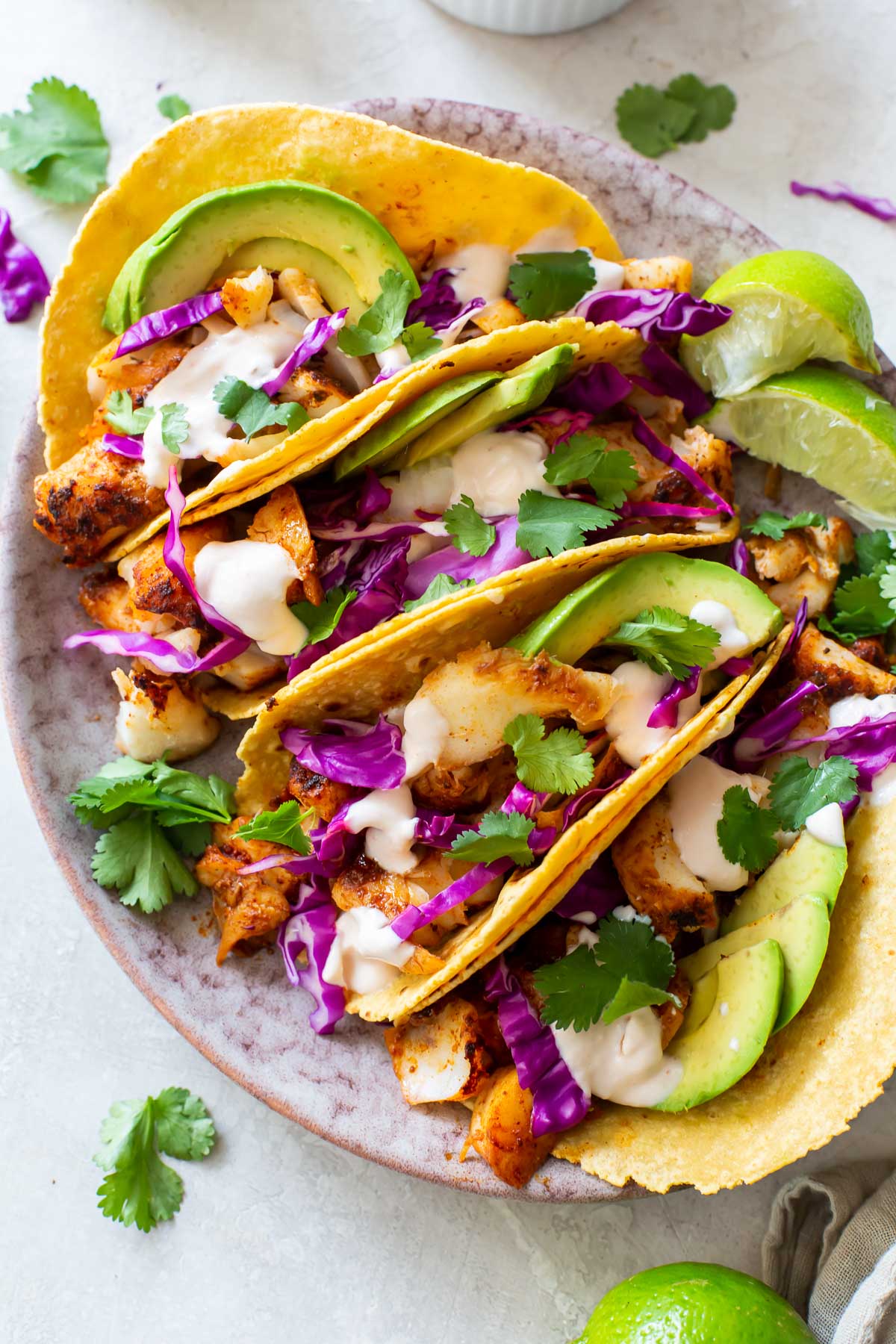 tacos on plate