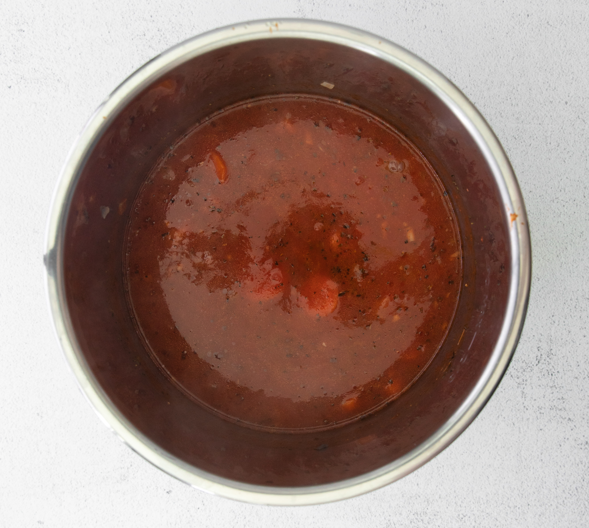 uncooked soup in instant pot