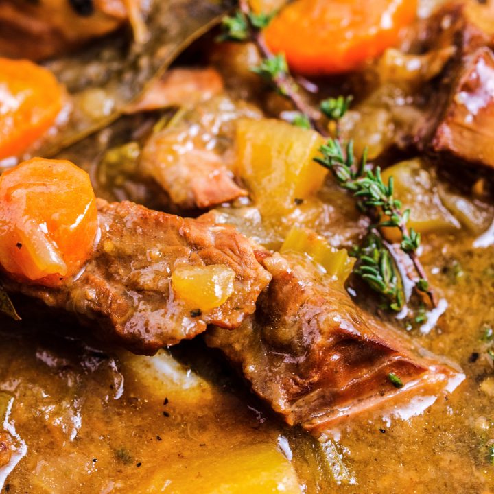 prepared beef stew