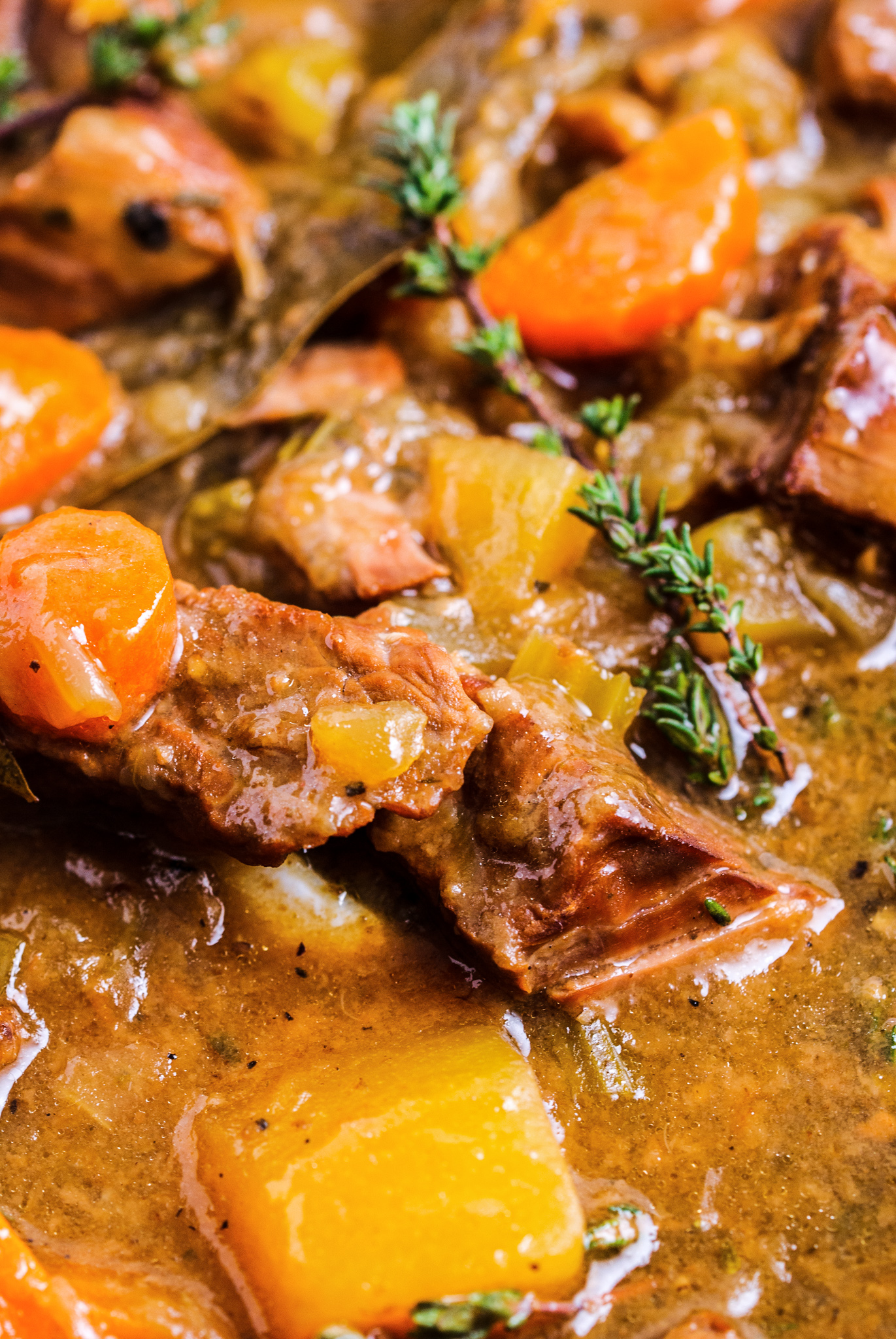 prepared beef stew