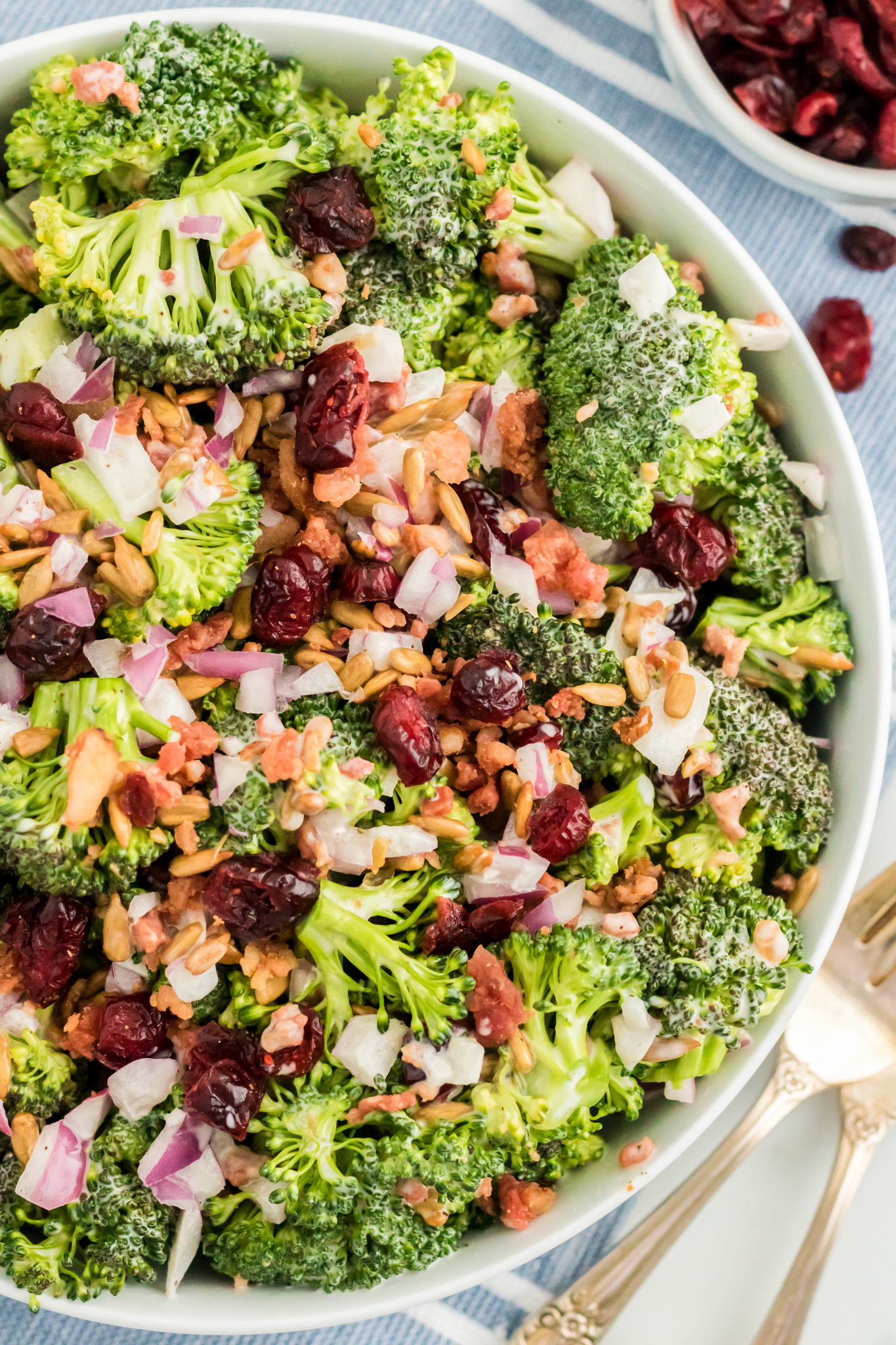 prepared salad in white bowl