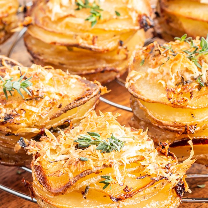 potatoes on rack