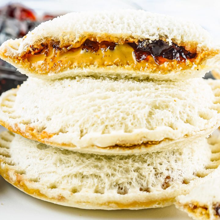 prepared uncrushable sandwiches in stack