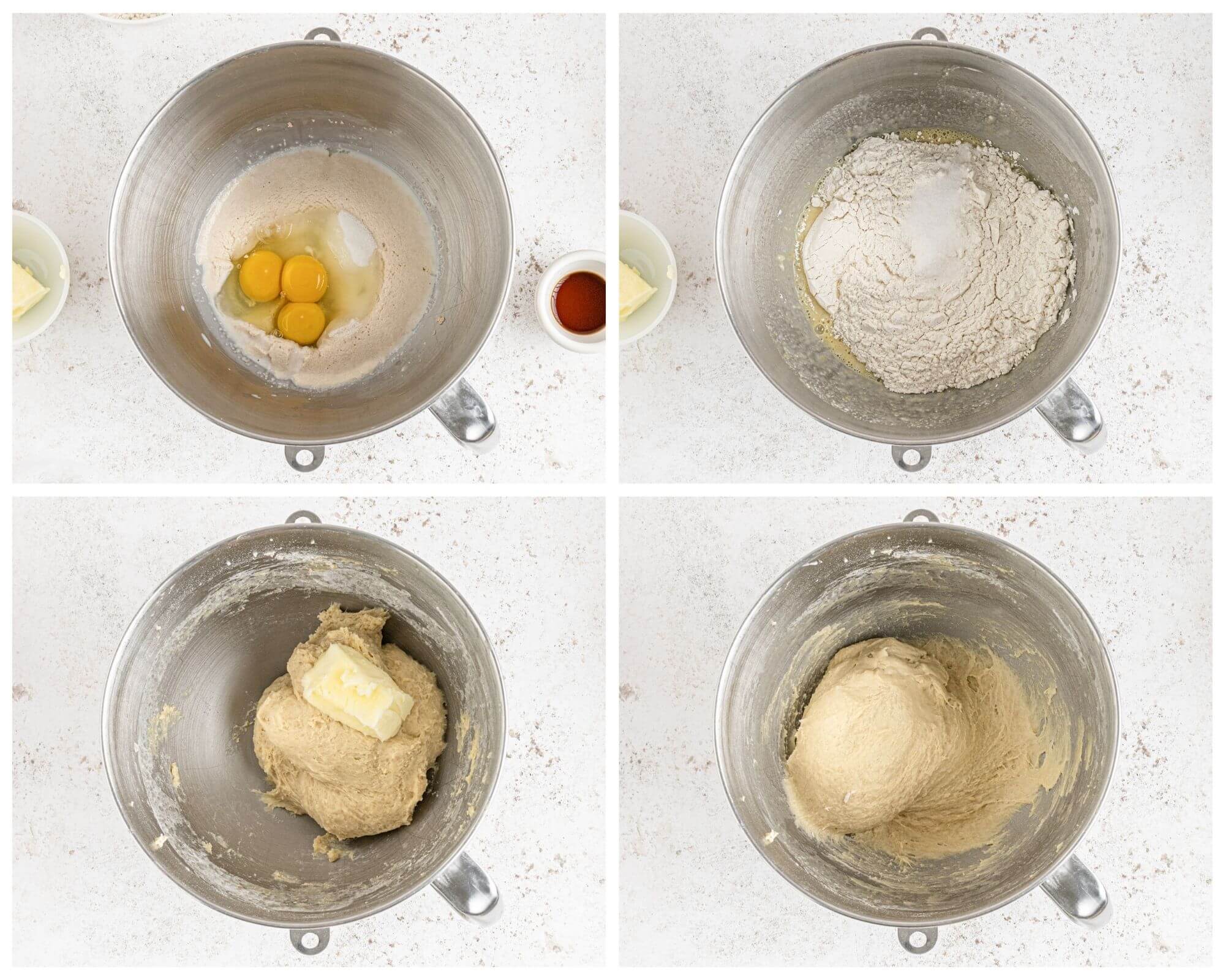 babka process photo collage