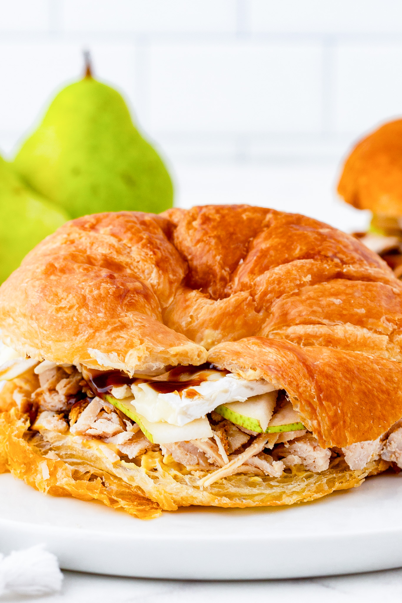 prepared sandwich on plate