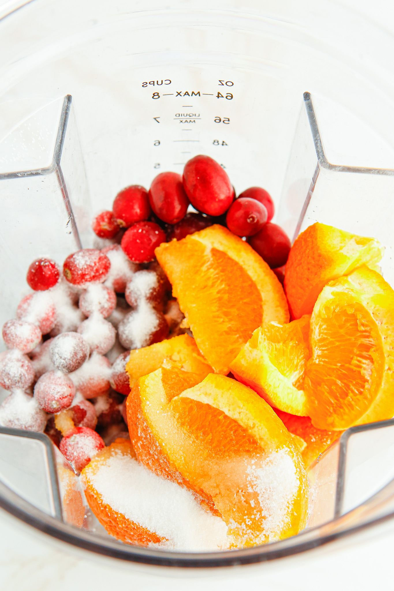 ingredients in blender