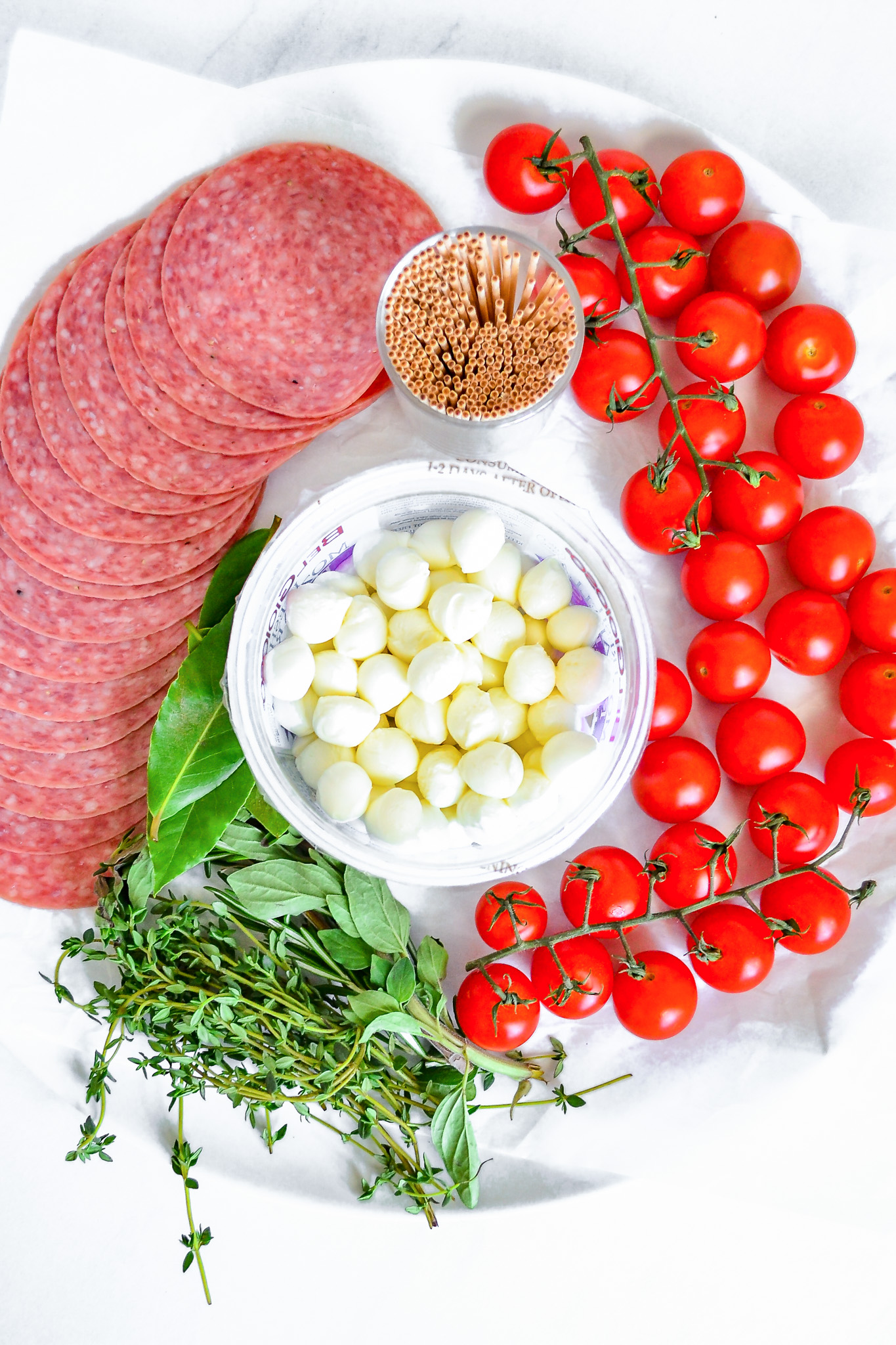 ingredients for wreath