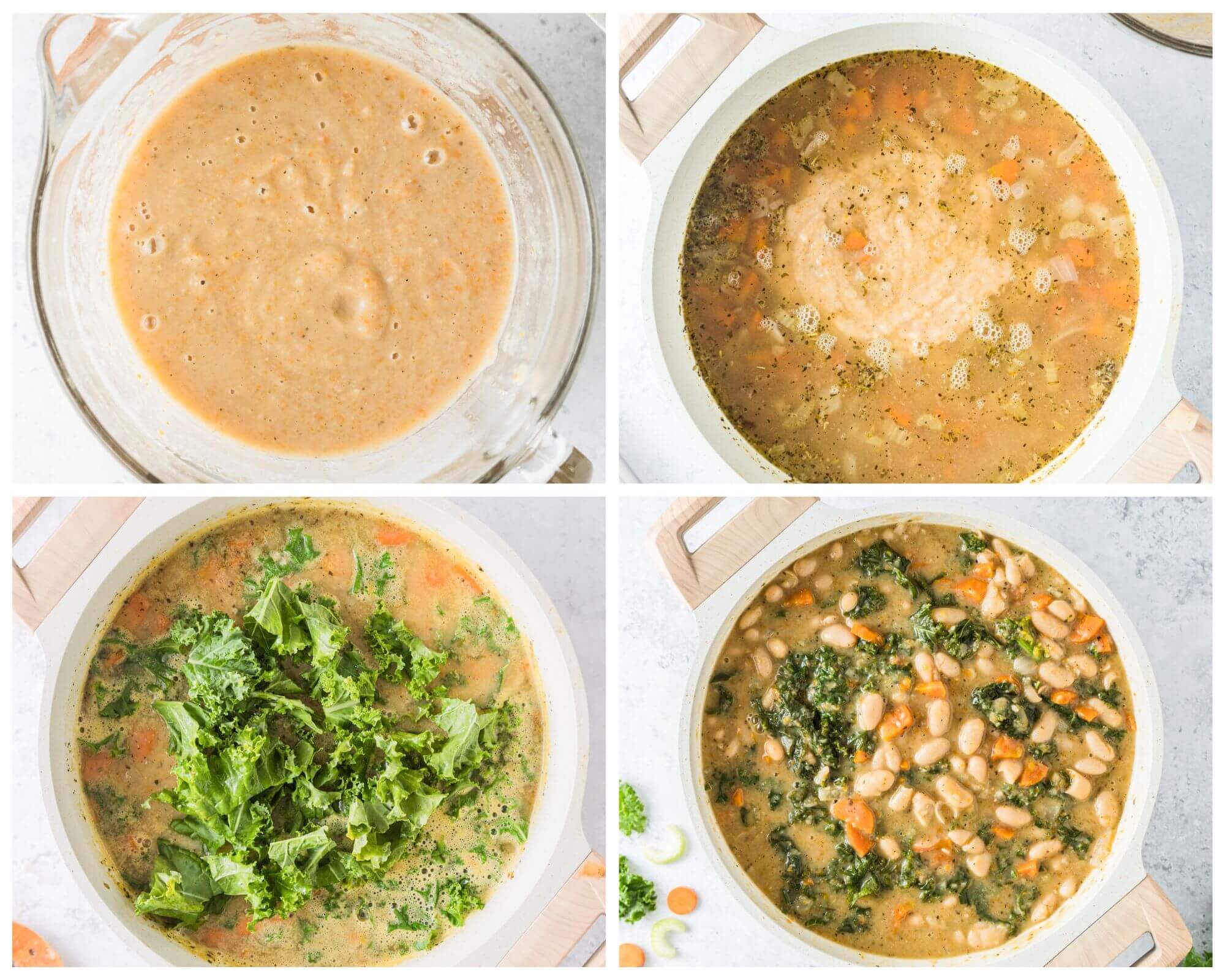 soup process photo collage