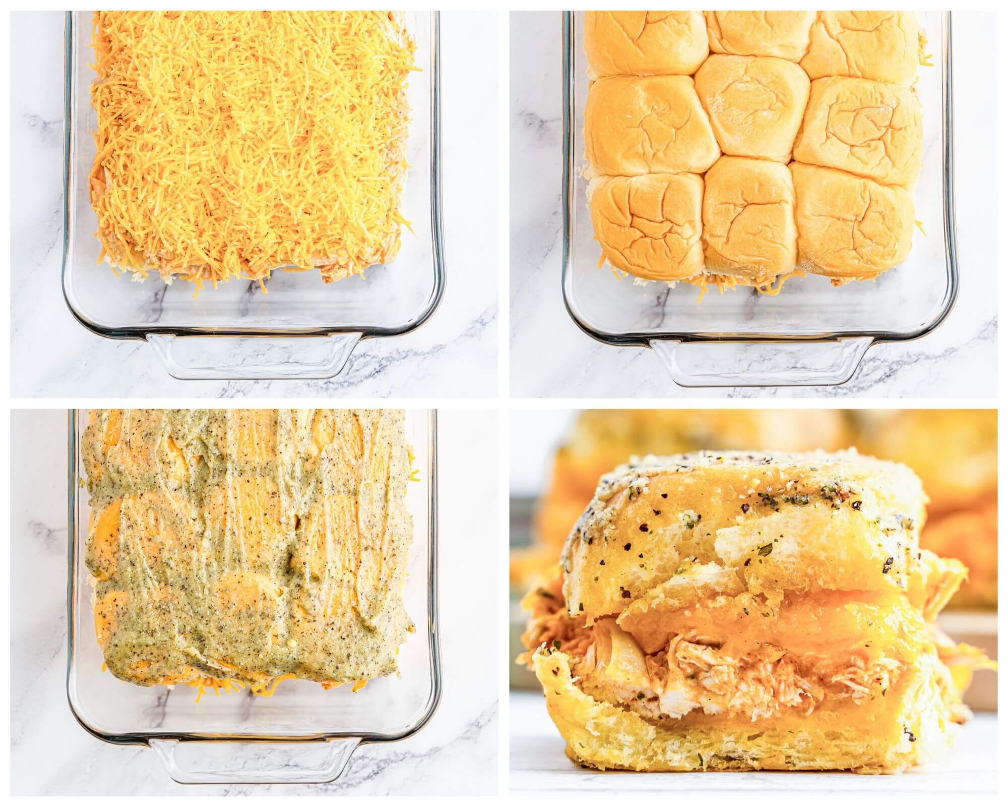 buffalo sliders process photo collage