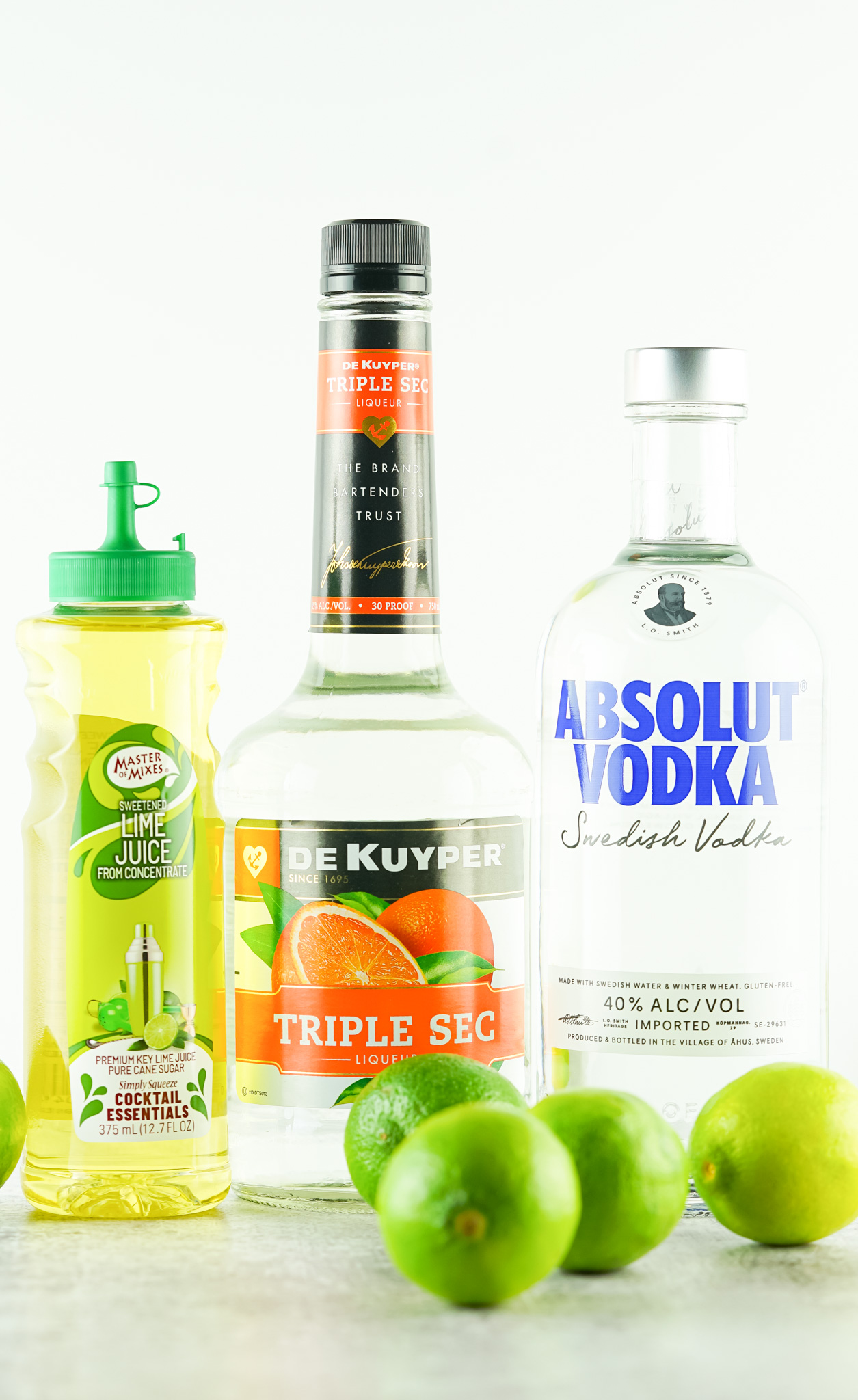 ingredients for shots