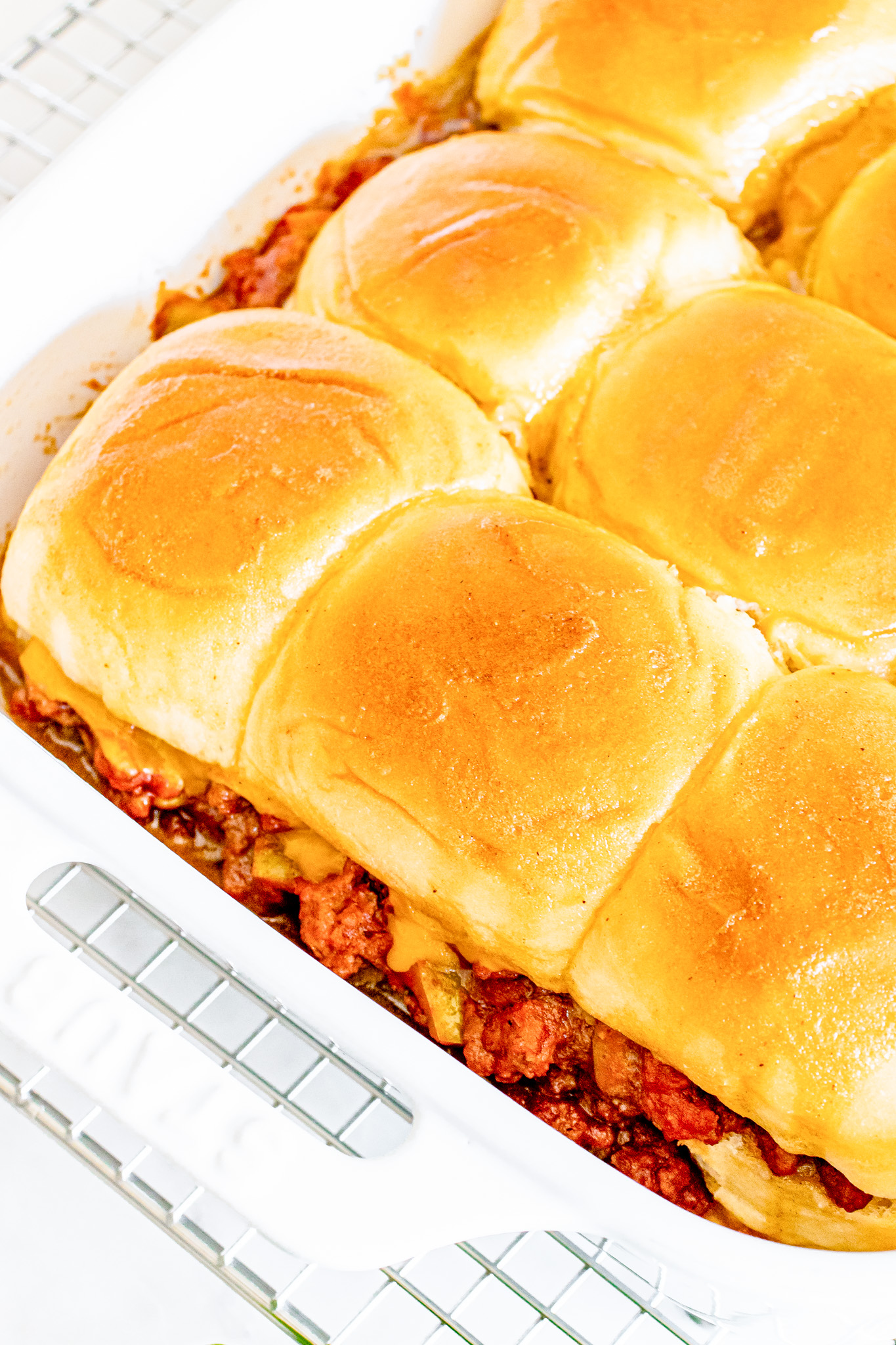 sloppy joes in baking dish