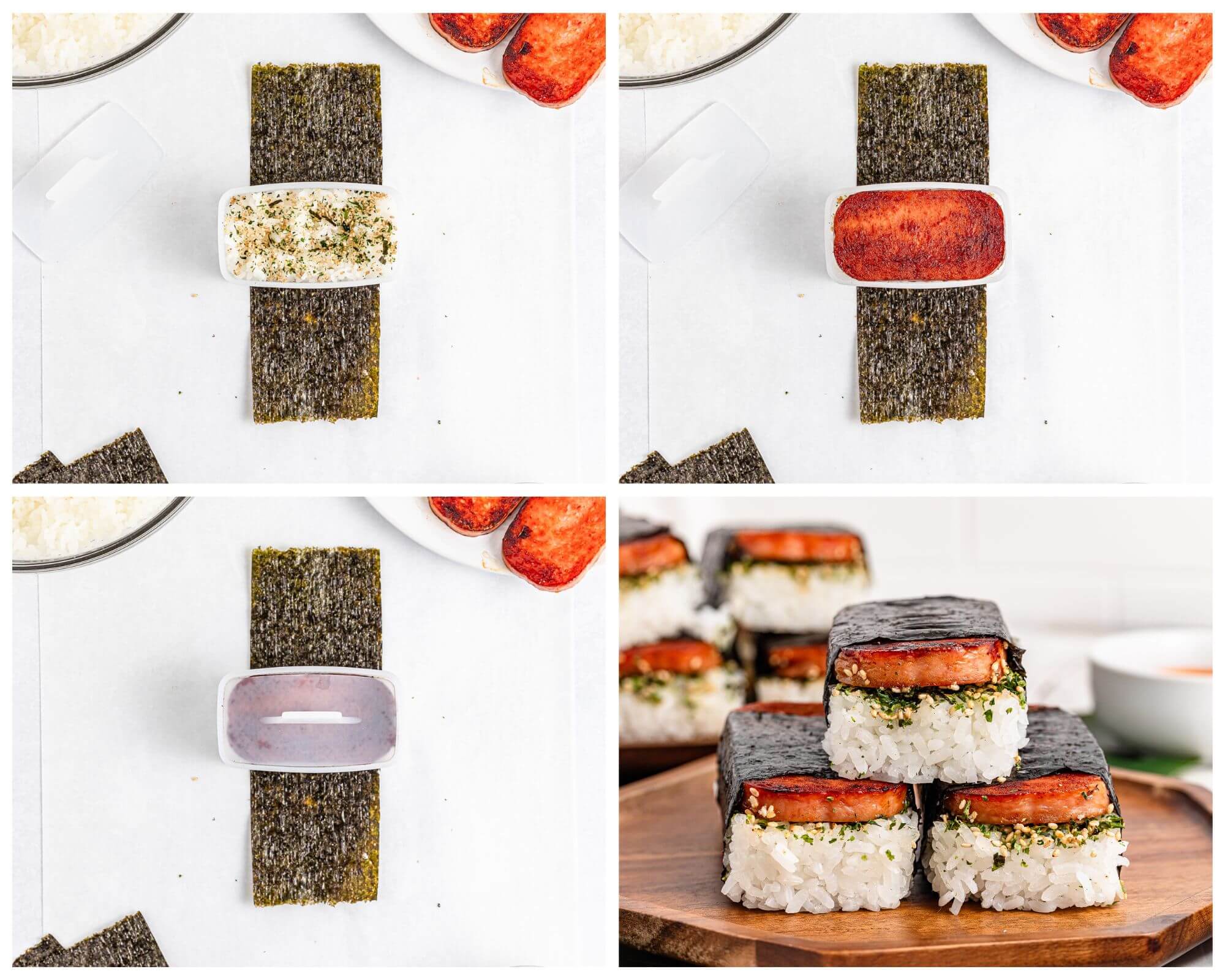 musubi process photos