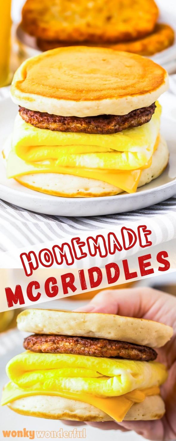 McGriddles recipe pinnable image