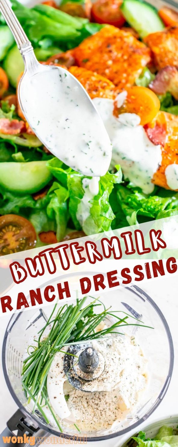 buttermilk ranch salad dressing pinnable image