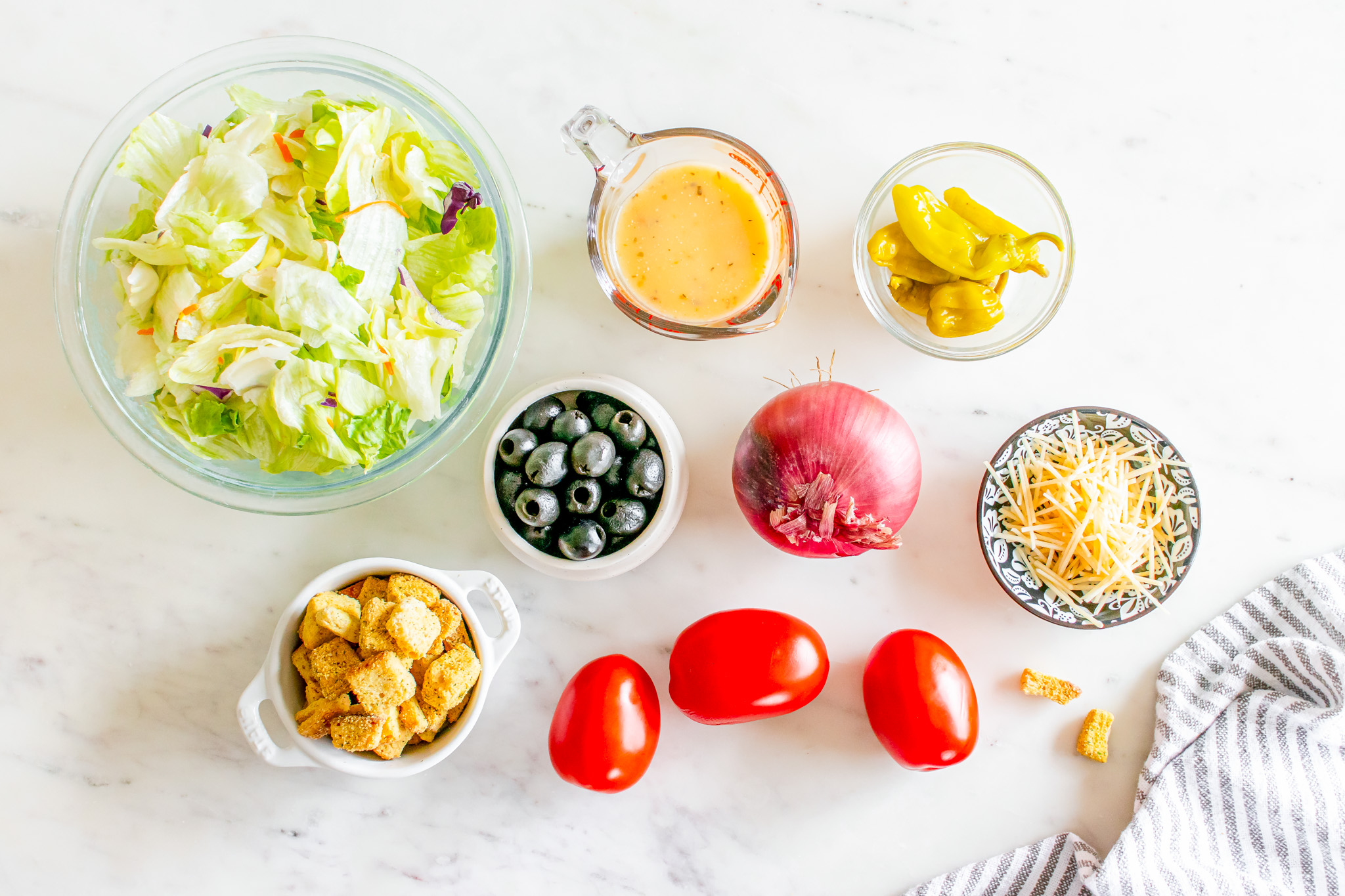 salad ingredients
