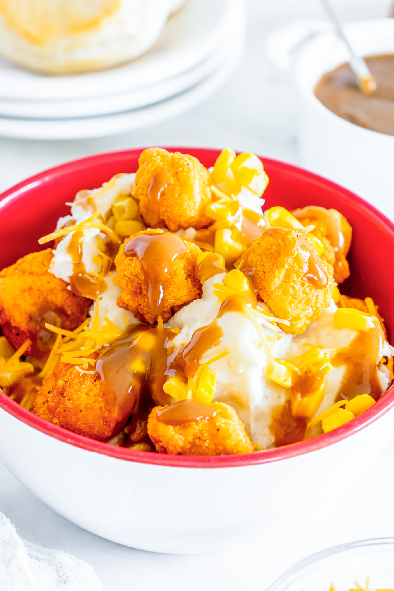 prepared chicken bowl