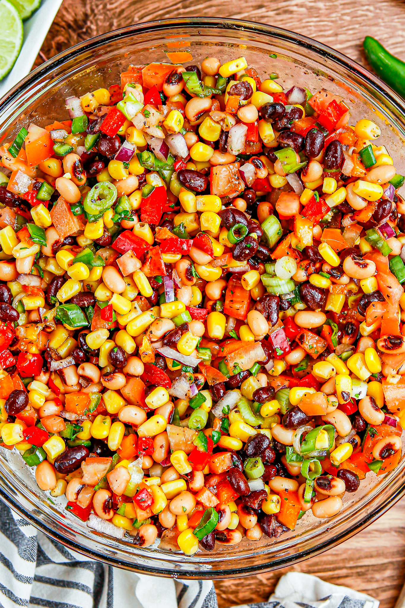 prepared dip in glass bowl