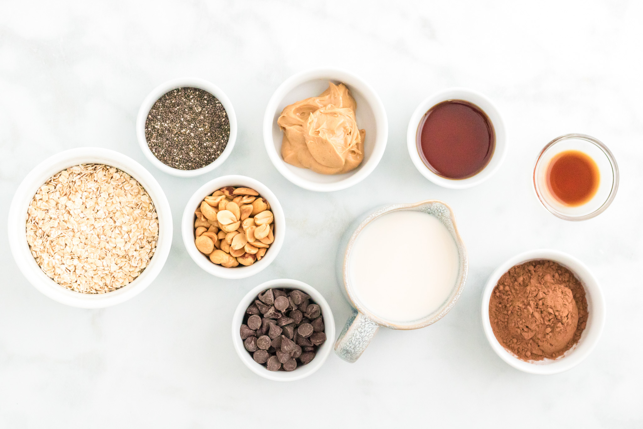 ingredients for oatmeal