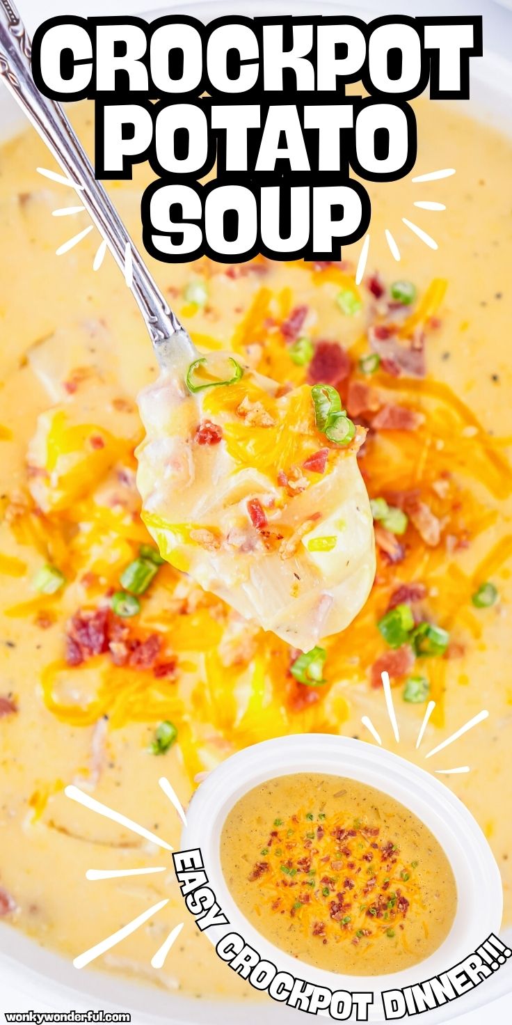 potato soup pinnable image